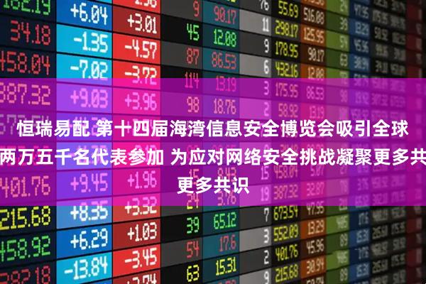 恒瑞易配 第十四届海湾信息安全博览会吸引全球约两万五千名代表参加 为应对网络安全挑战凝聚更多共识